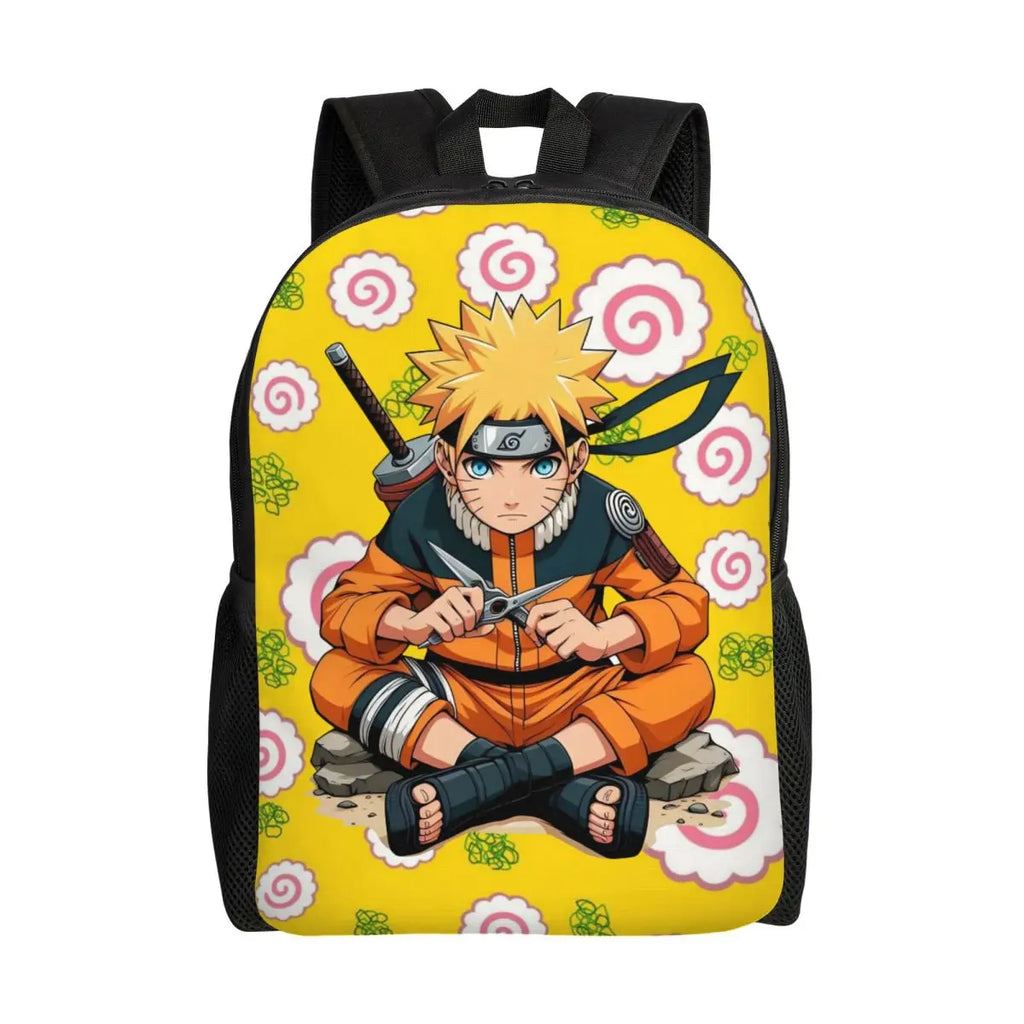 Custom Anime N-Narutoes Travel Backpack Women Men School Laptop Bookbag College Student Daypack Bags