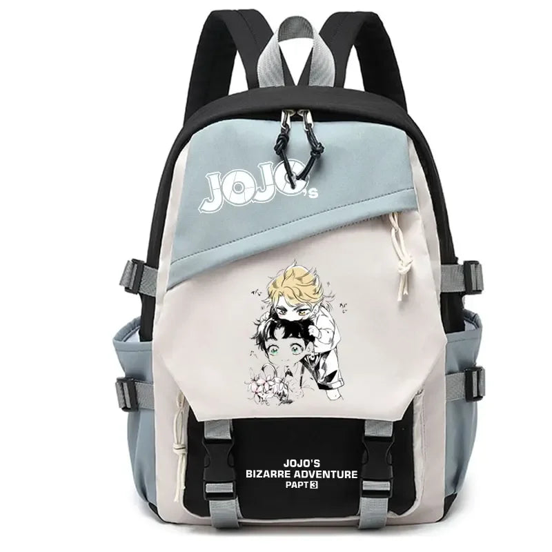 Anime JoJo Bizarre Adventure Cosplay Student School bags High quality nylon Travel Backpack Outdoor Bags Fashion Shoulder Bags