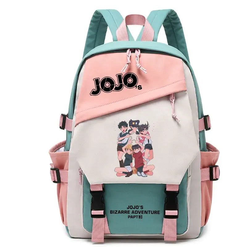 Anime JoJo Bizarre Adventure Cosplay Student School bags High quality nylon Travel Backpack Outdoor Bags Fashion Shoulder Bags