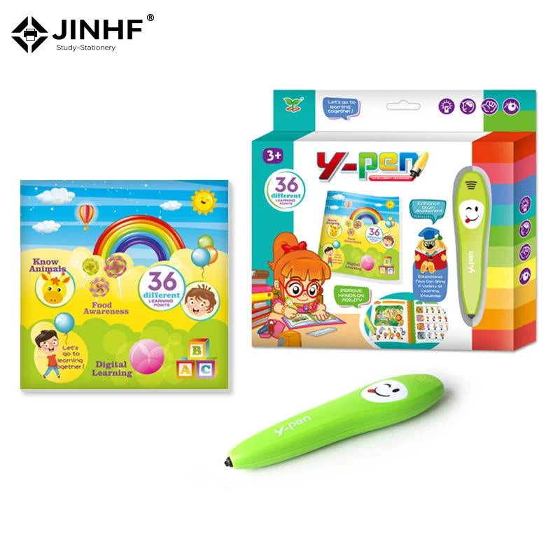 1 Set English Learning Smart Point Touch Talking Pen Learning Machine Voice Sound Book For Kids Educational Toy