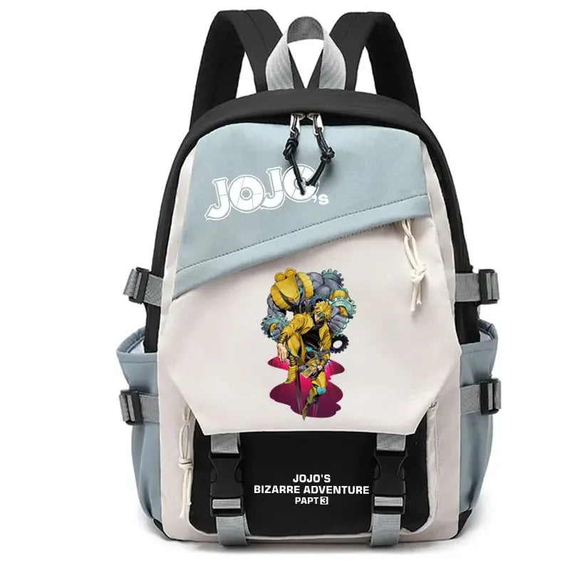 Anime JoJo Bizarre Adventure Cosplay Student School bags High quality nylon Travel Backpack Outdoor Bags Fashion Shoulder Bags