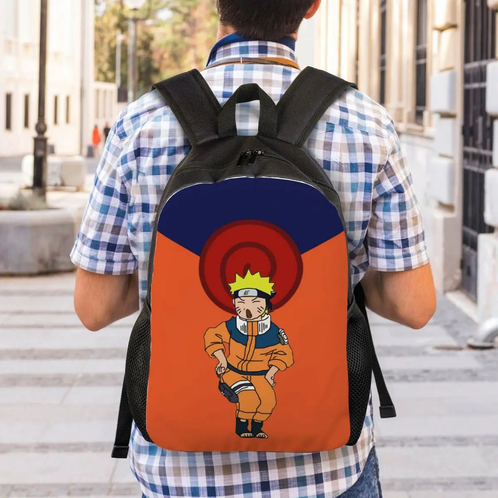 Custom Anime N-Narutoes Travel Backpack Women Men School Laptop Bookbag College Student Daypack Bags