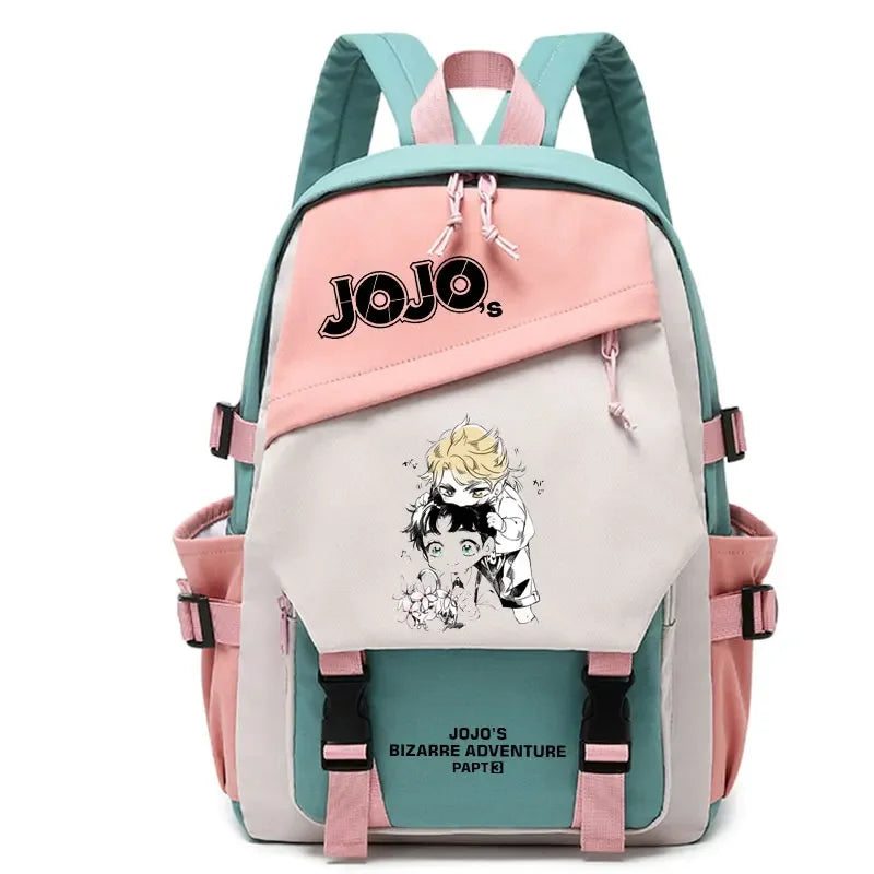 Anime JoJo Bizarre Adventure Cosplay Student School bags High quality nylon Travel Backpack Outdoor Bags Fashion Shoulder Bags