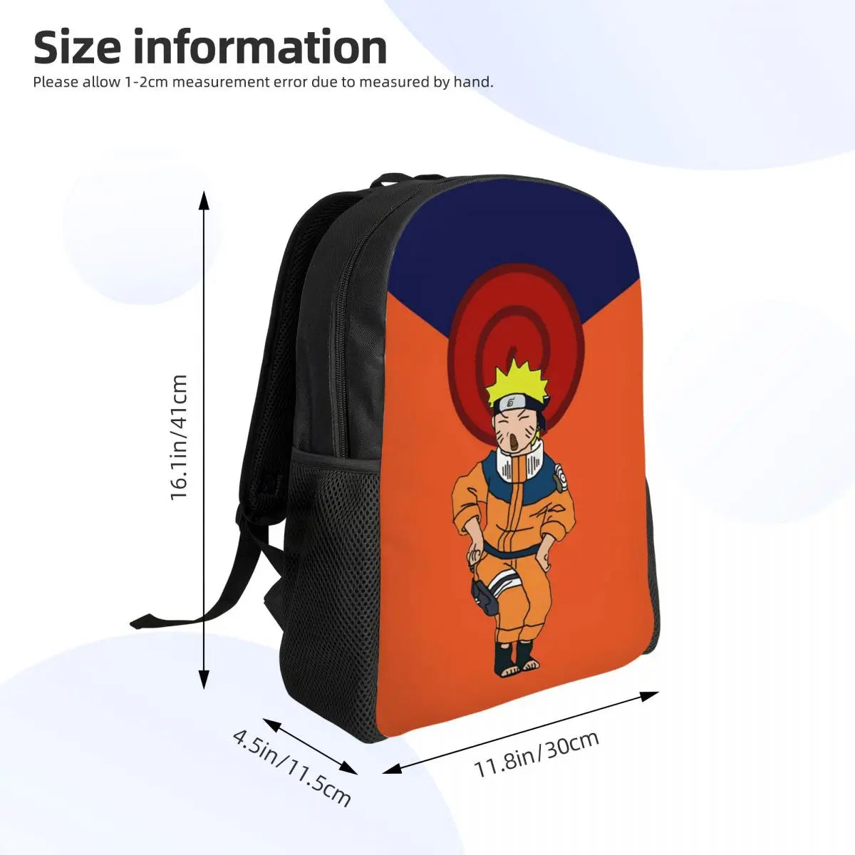 Custom Anime N-Narutoes Travel Backpack Women Men School Laptop Bookbag College Student Daypack Bags