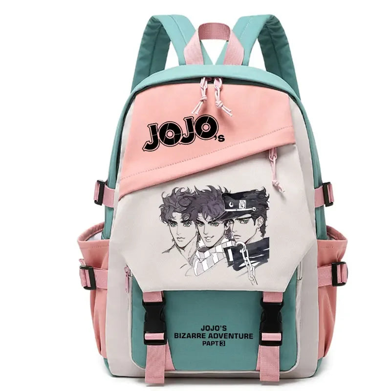 Anime JoJo Bizarre Adventure Cosplay Student School bags High quality nylon Travel Backpack Outdoor Bags Fashion Shoulder Bags