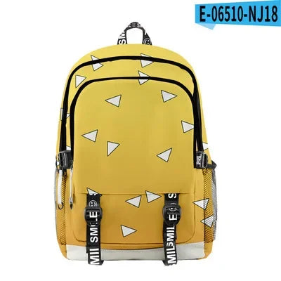 Kimetsu No Yaiba Backpack Kamado Tanjirou Neuzko School Bags Canvas Bag Girl Boy Students Anime Backpack Bag