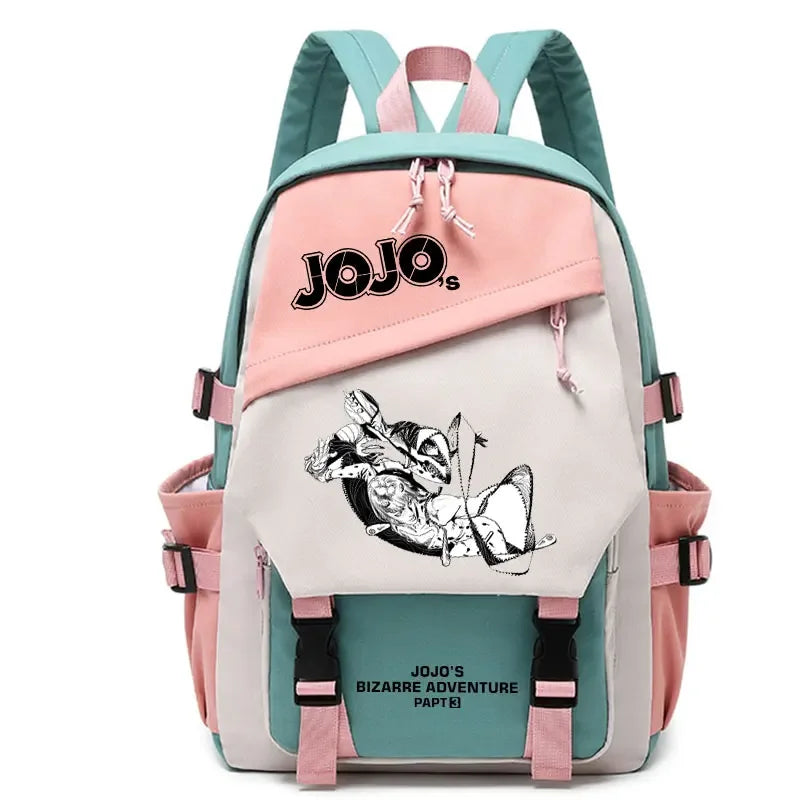 Anime JoJo Bizarre Adventure Cosplay Student School bags High quality nylon Travel Backpack Outdoor Bags Fashion Shoulder Bags