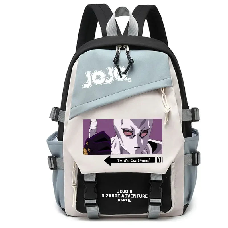 Anime JoJo Bizarre Adventure Cosplay Student School bags High quality nylon Travel Backpack Outdoor Bags Fashion Shoulder Bags