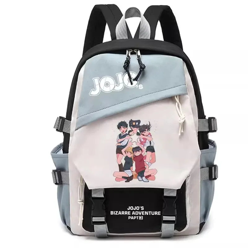 Anime JoJo Bizarre Adventure Cosplay Student School bags High quality nylon Travel Backpack Outdoor Bags Fashion Shoulder Bags