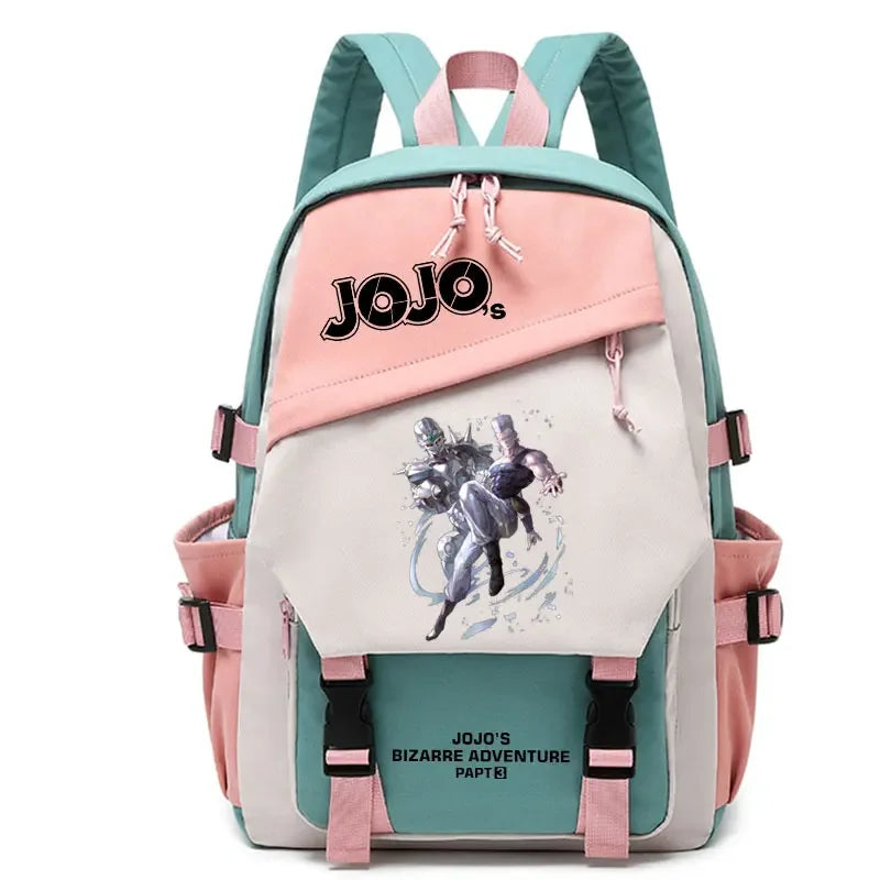 Anime JoJo Bizarre Adventure Cosplay Student School bags High quality nylon Travel Backpack Outdoor Bags Fashion Shoulder Bags