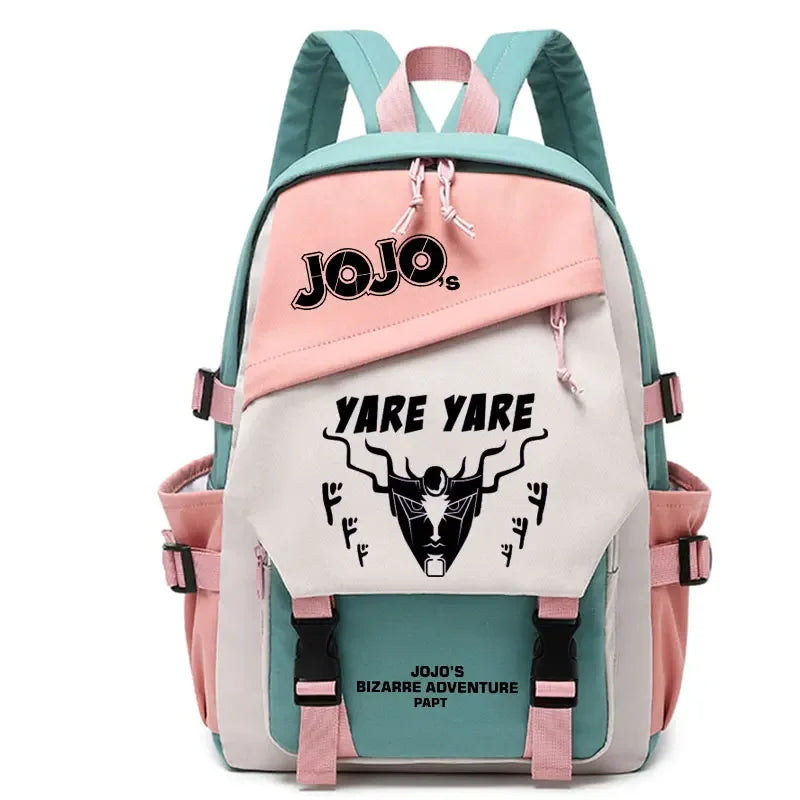 Anime JoJo Bizarre Adventure Cosplay Student School bags High quality nylon Travel Backpack Outdoor Bags Fashion Shoulder Bags