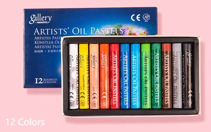 25/50 Colors Artist Soft Oil Pastel Set Professional Painting Draw Graffiti Art Crayon Washable Non Toxic Sticks School Supply