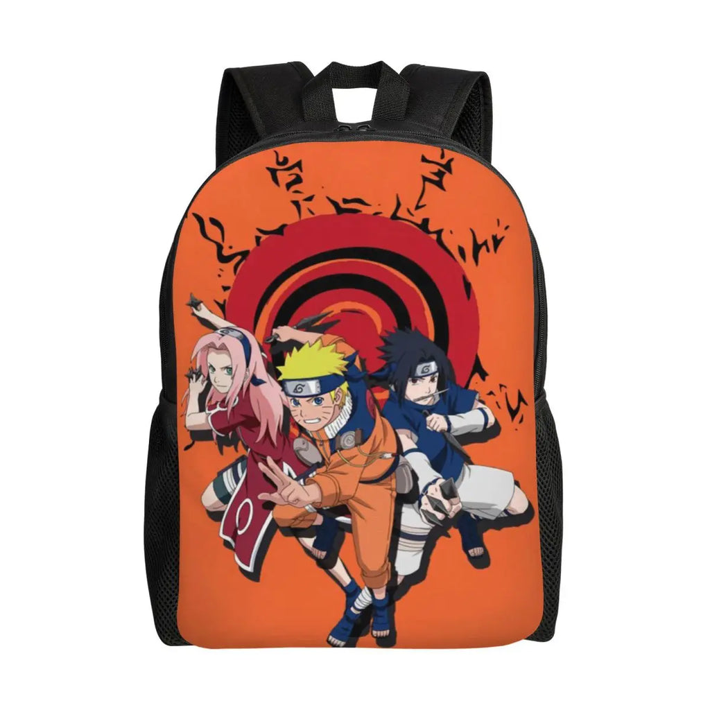 Custom Anime N-Narutoes Travel Backpack Women Men School Laptop Bookbag College Student Daypack Bags