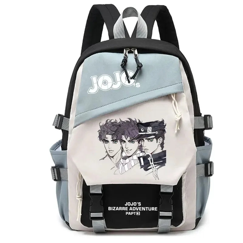Anime JoJo Bizarre Adventure Cosplay Student School bags High quality nylon Travel Backpack Outdoor Bags Fashion Shoulder Bags
